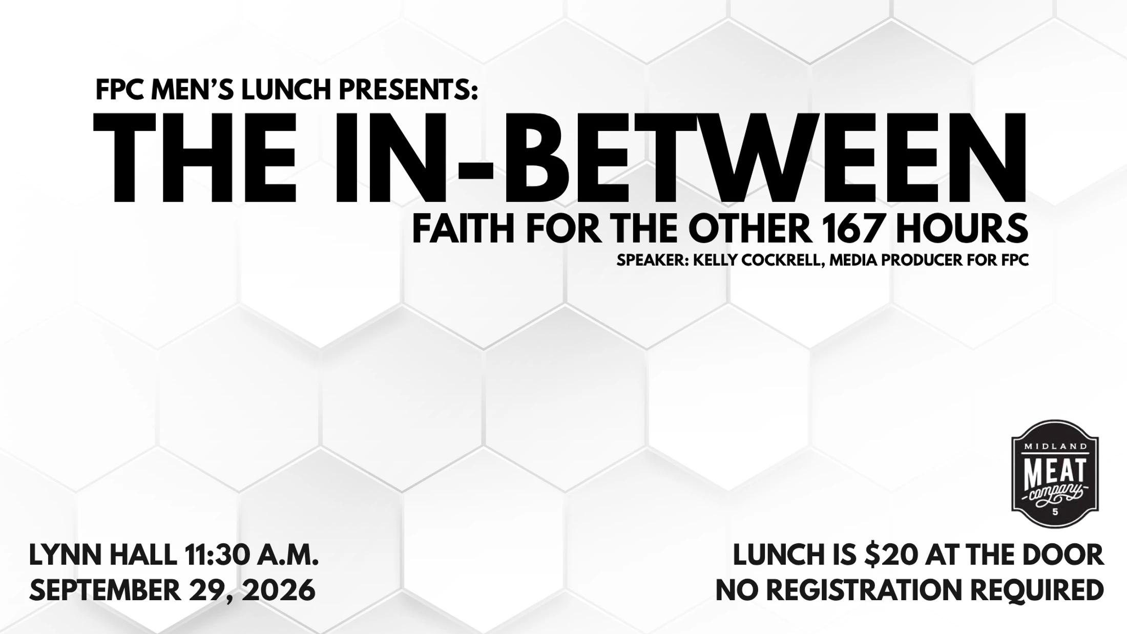 September Men's Lunch
