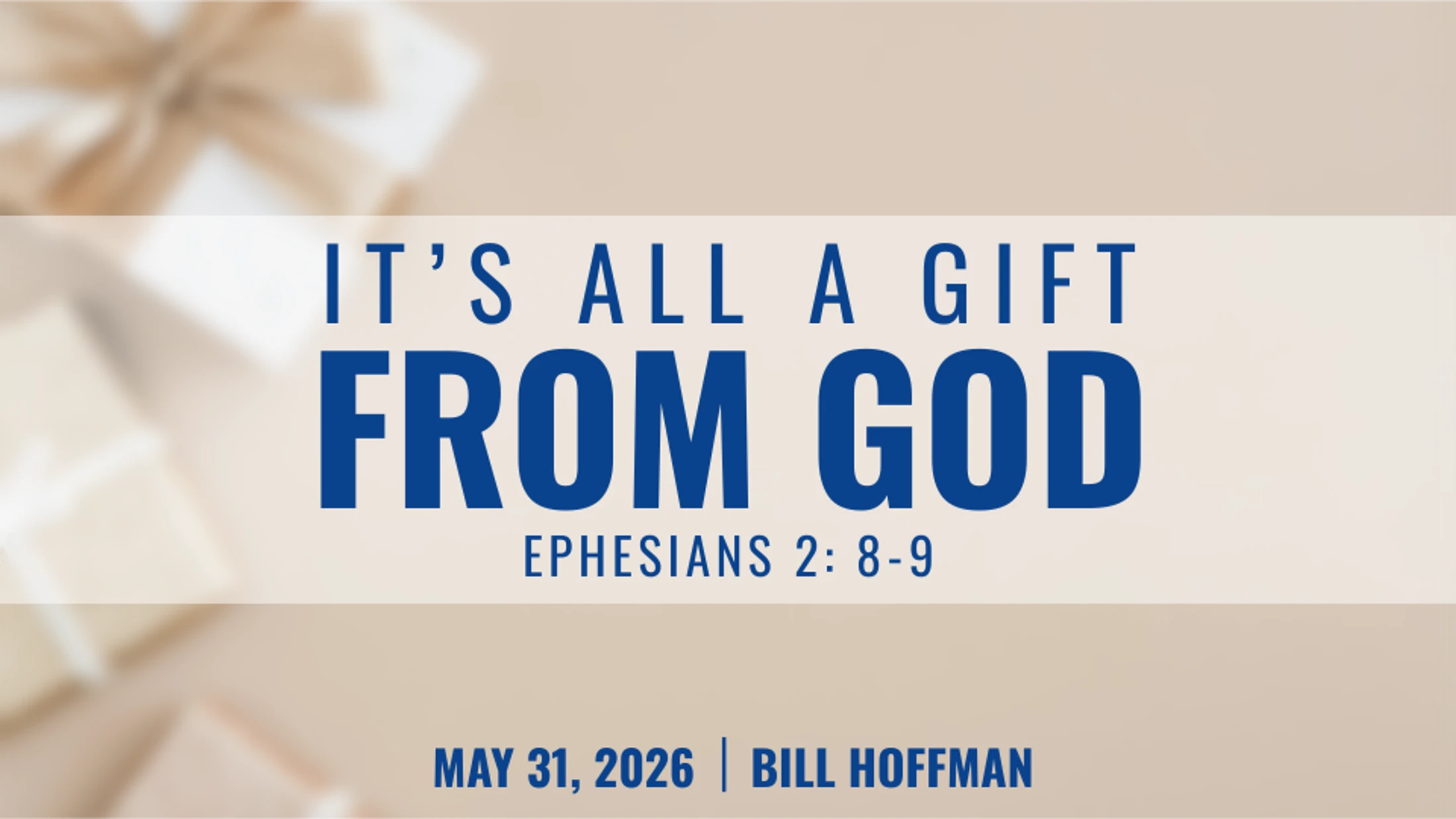 It's All A Gift From God