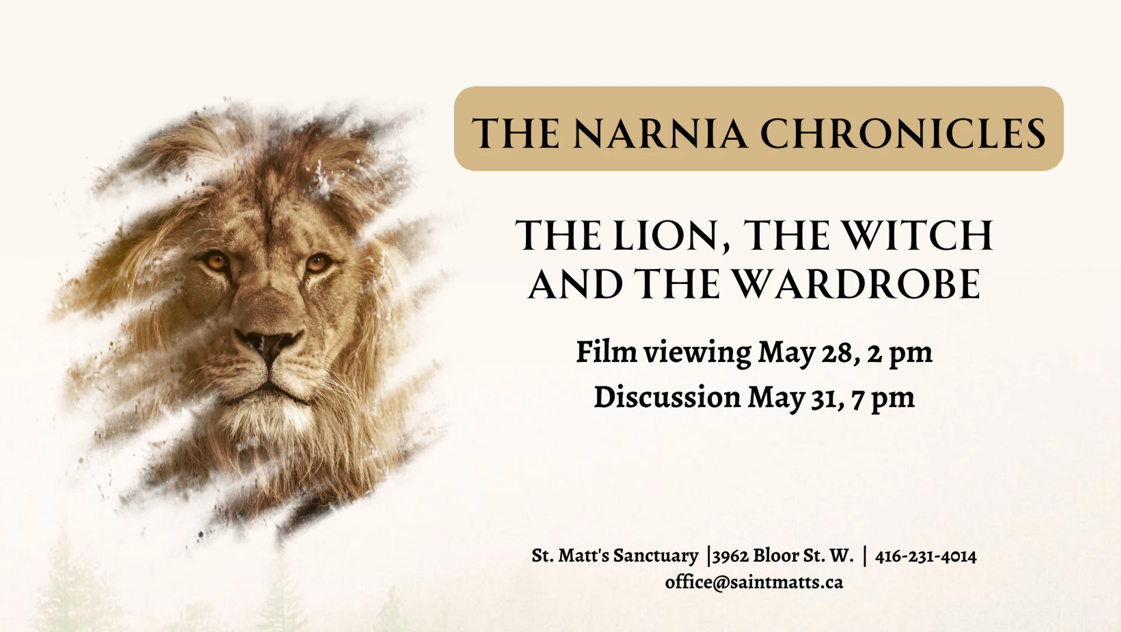 The Lion, the Witch and the Wardrobe