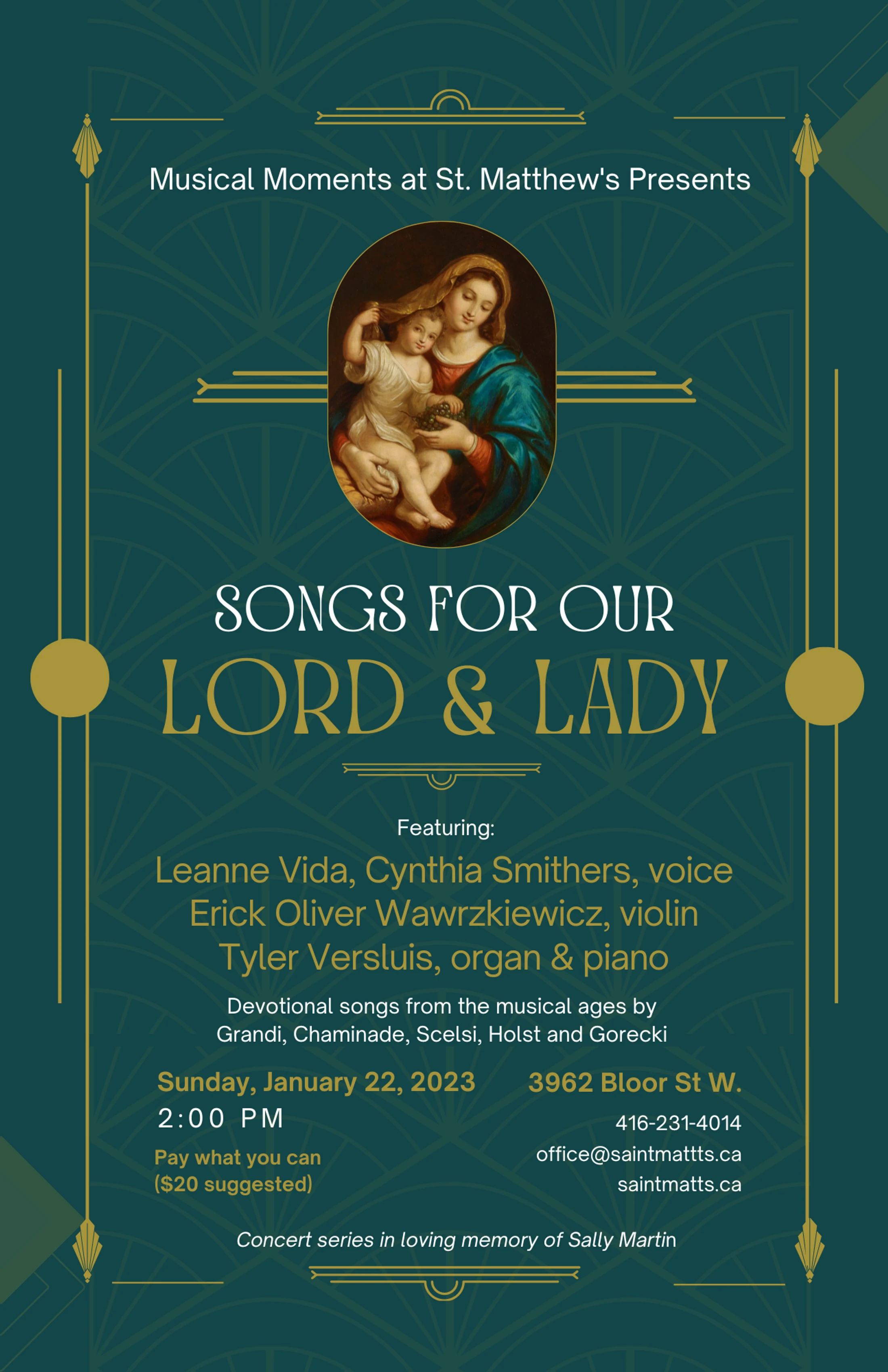 Songs for Our Lord and Lady