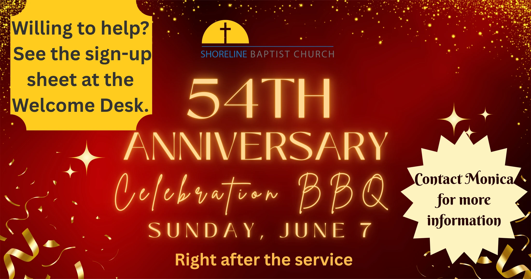 54th Anniversary BBQ