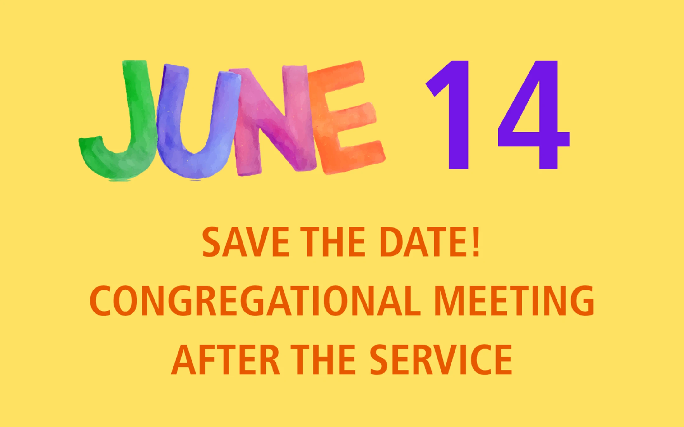 Congregational Meeting
