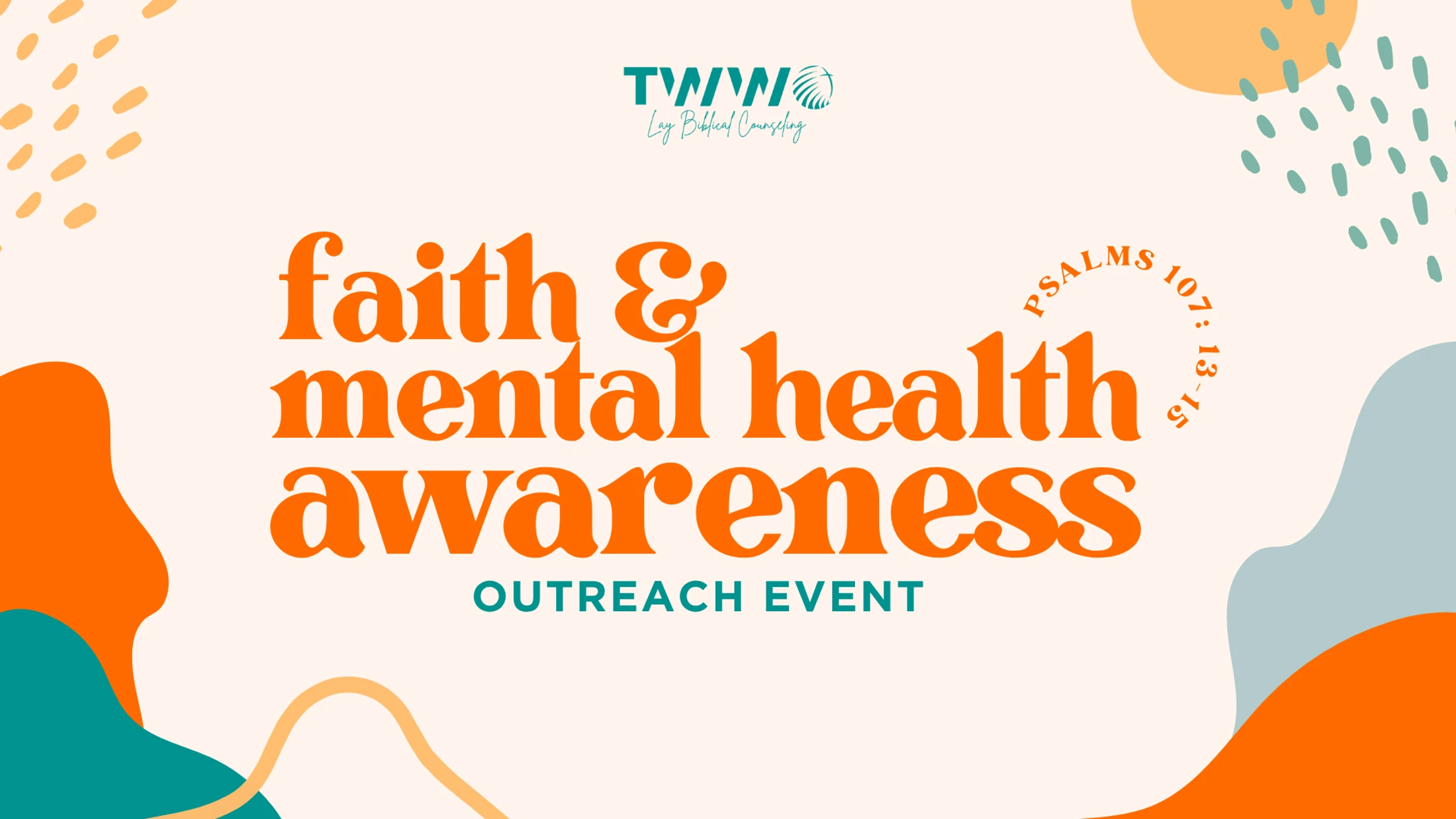 Faith & Mental Health Awareness Outreach Event