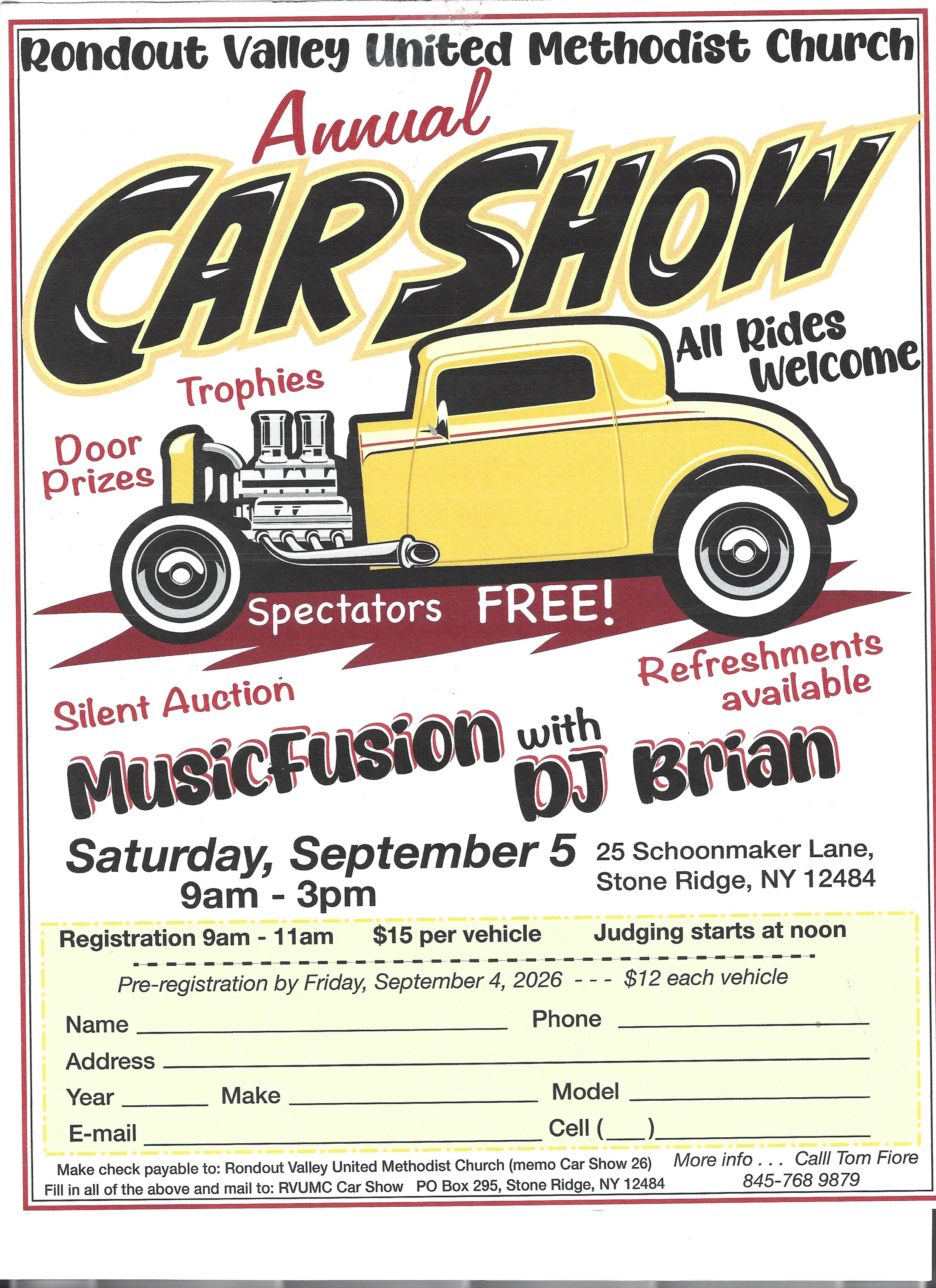 Annual Car Show All Rides Welcome !