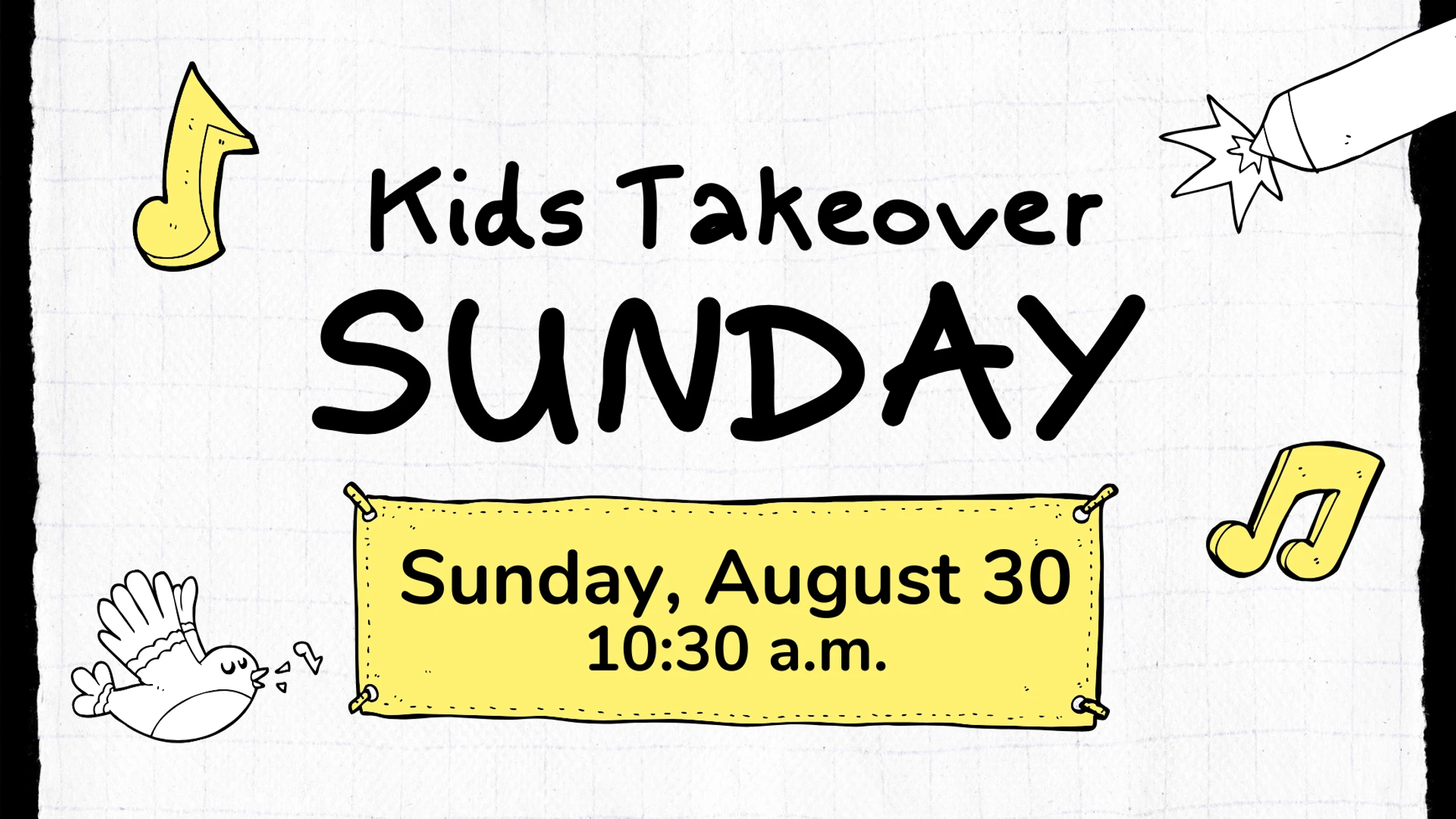 Kids' Takeover Sunday
