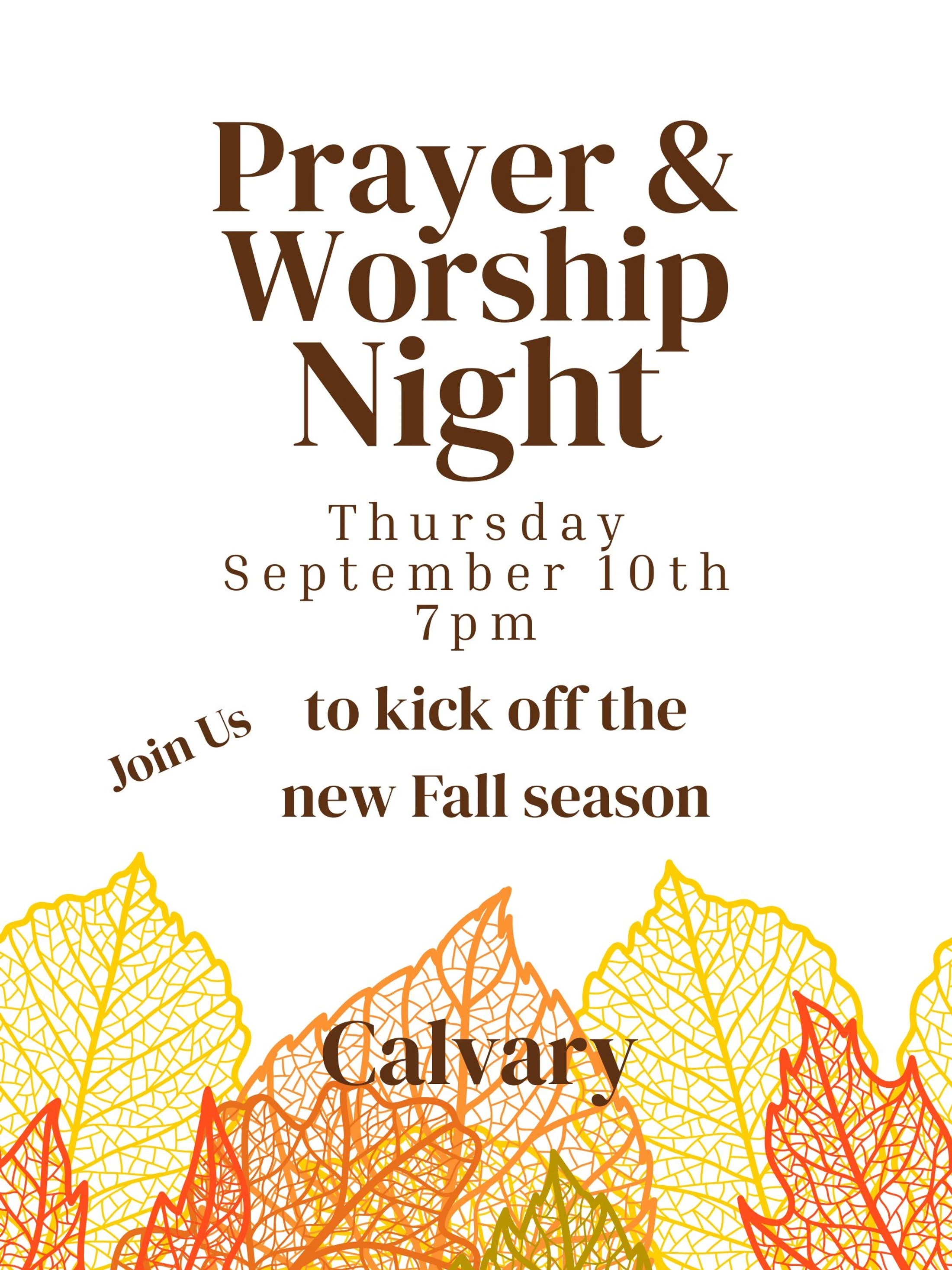 Prayer & Worship