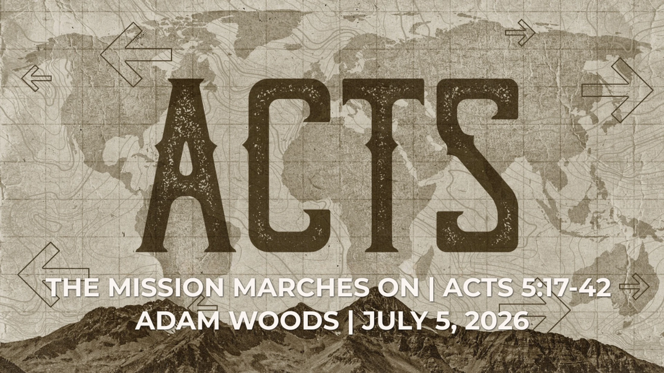 The Mission Marches On: Acts 5:17-42