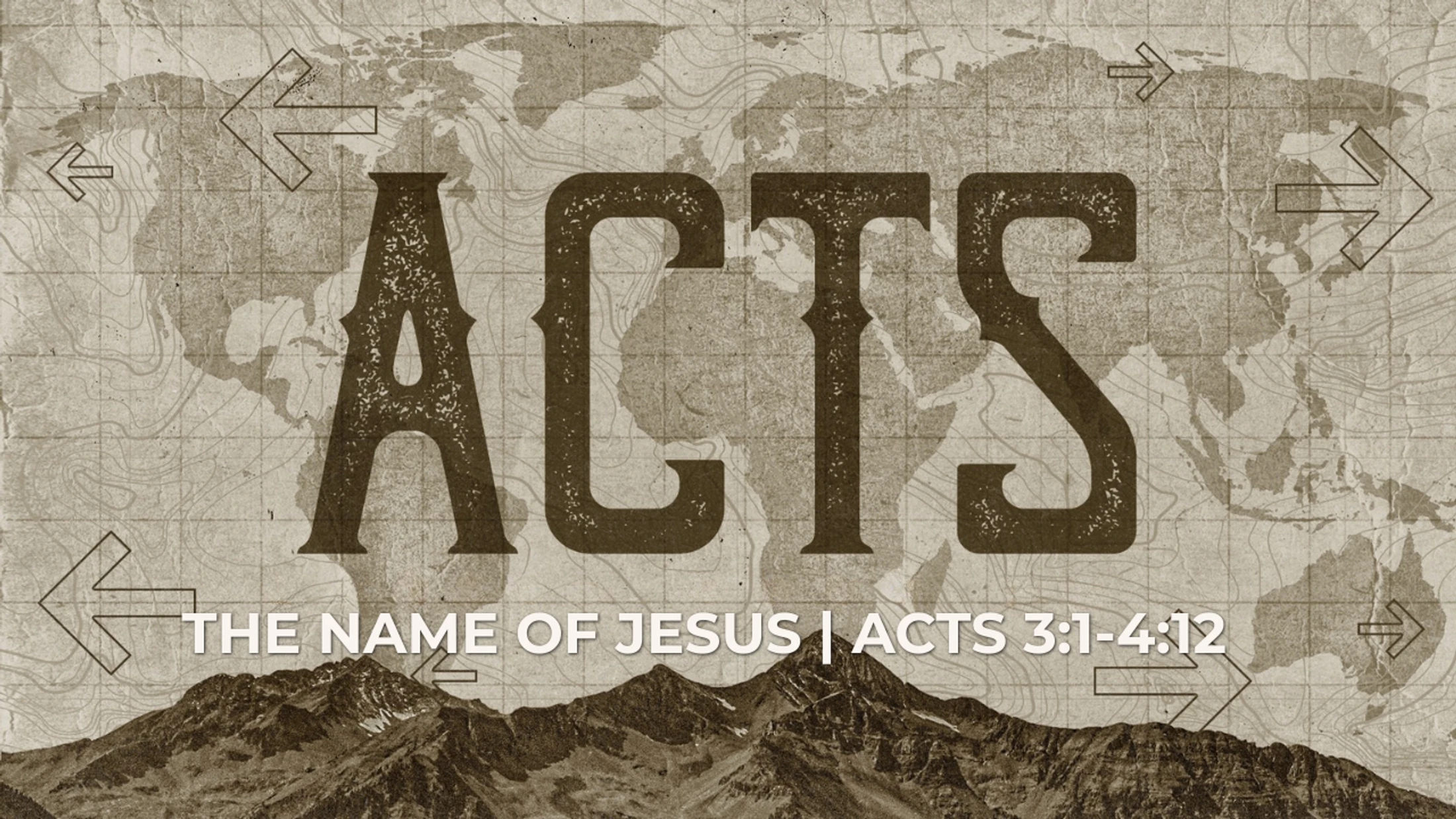 The Name of Jesus: Acts 3:1-4:12