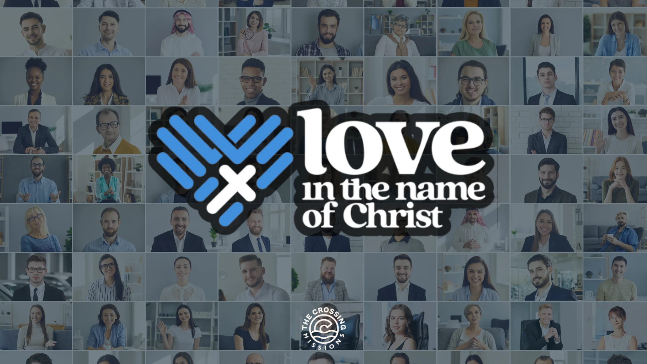Love INC logo over a collage of community members, representing Love INC of Mid-Delmarva.