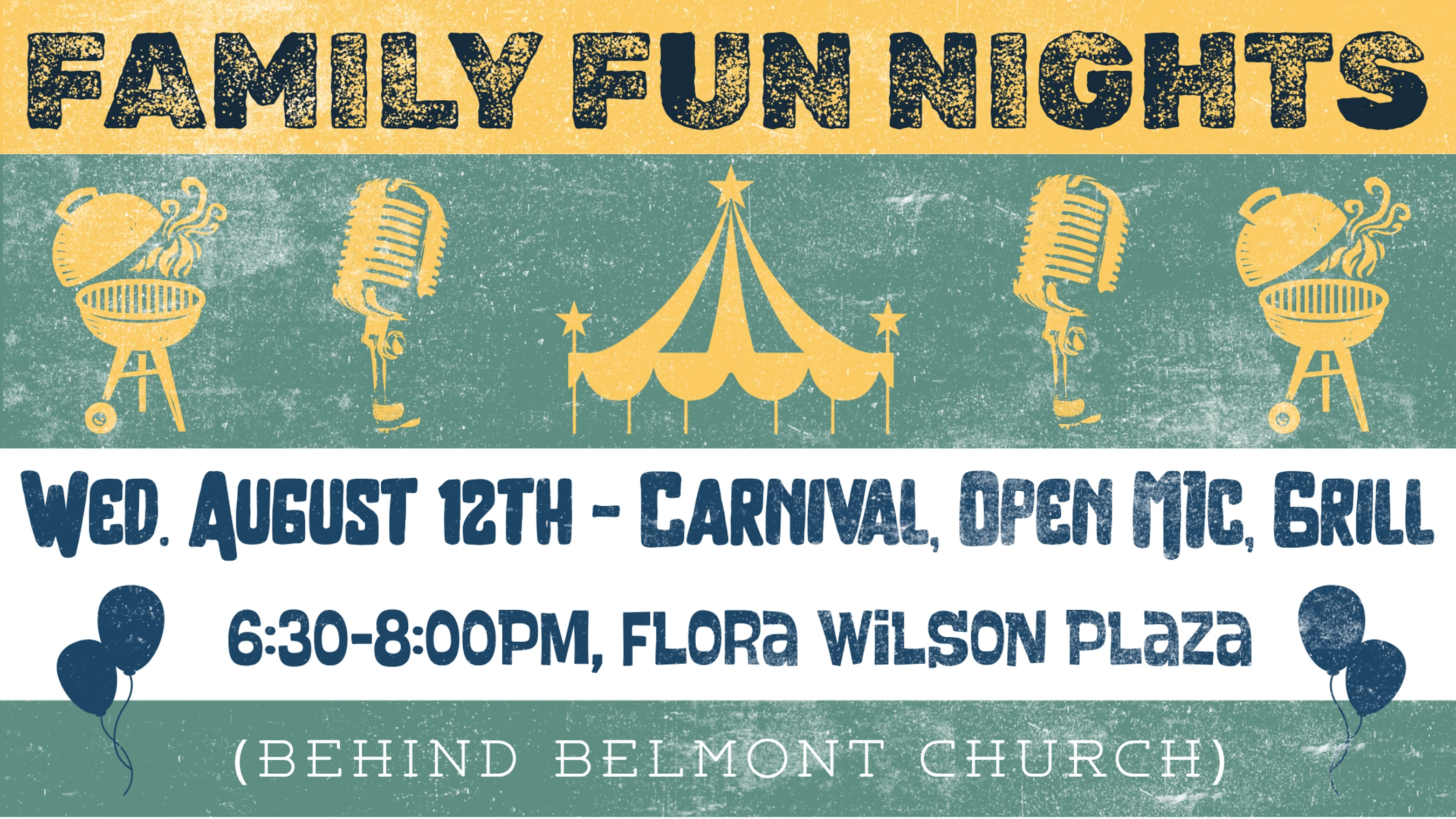 Family Fun Night - Carnival, Open Mic, Grill
