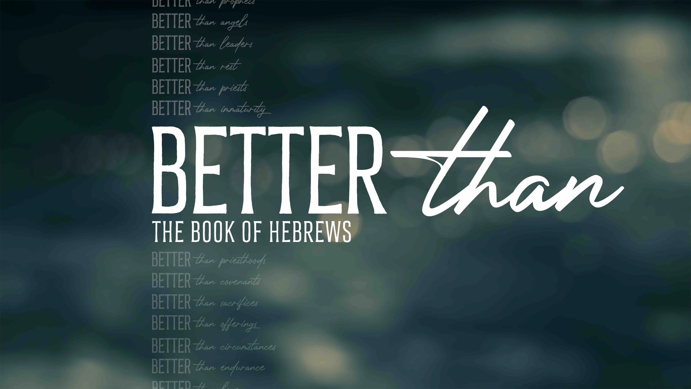 Hebrews: Better Than Prophets and Angels 08-23-26 Brian Rhen
