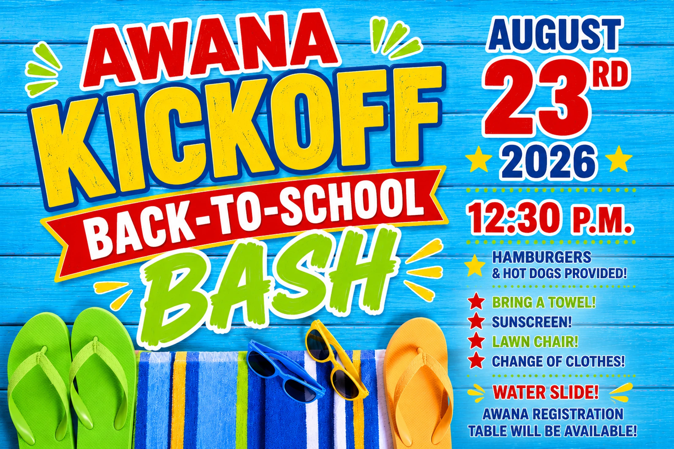AWANA Kickoff & Back-to-School Bash