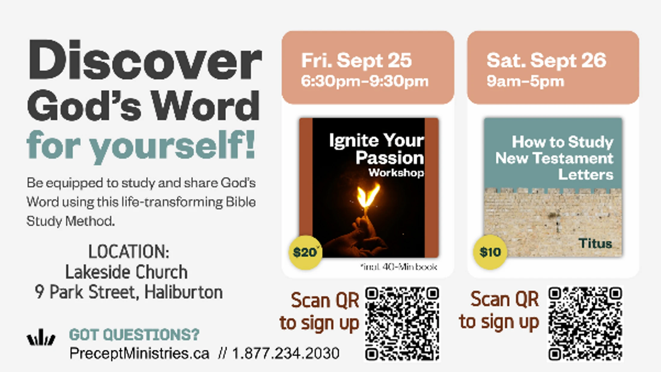 Learn To Study God's Word - September Workshop