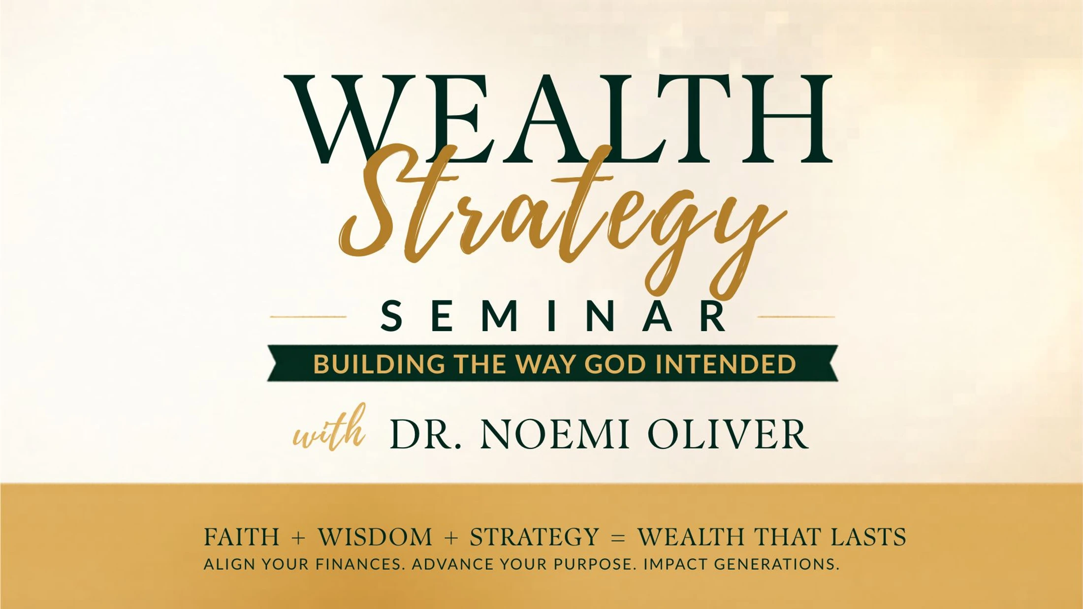 Wealth Strategy Seminar