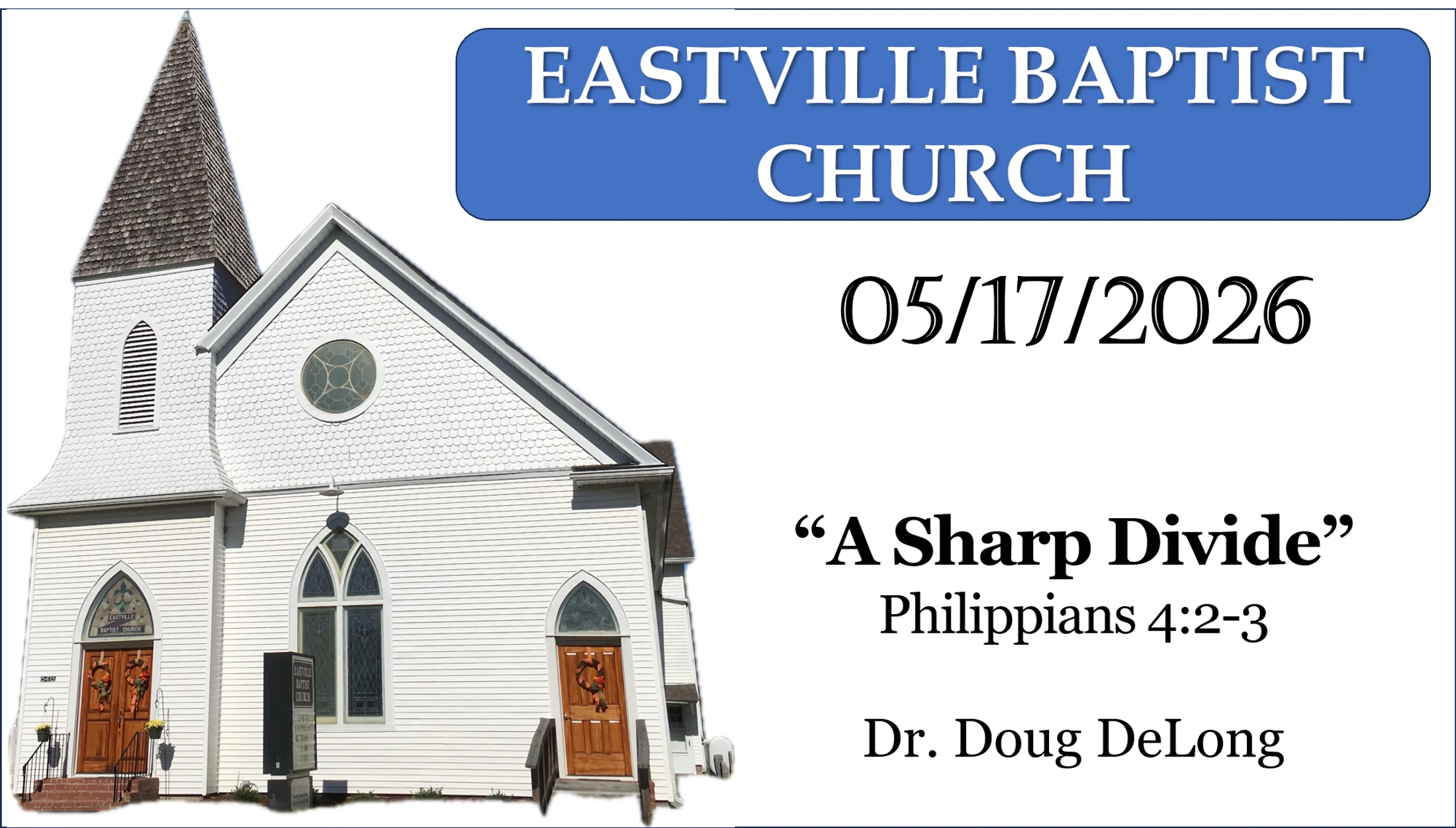 A Sharp Divide - Philippians 4:2-3