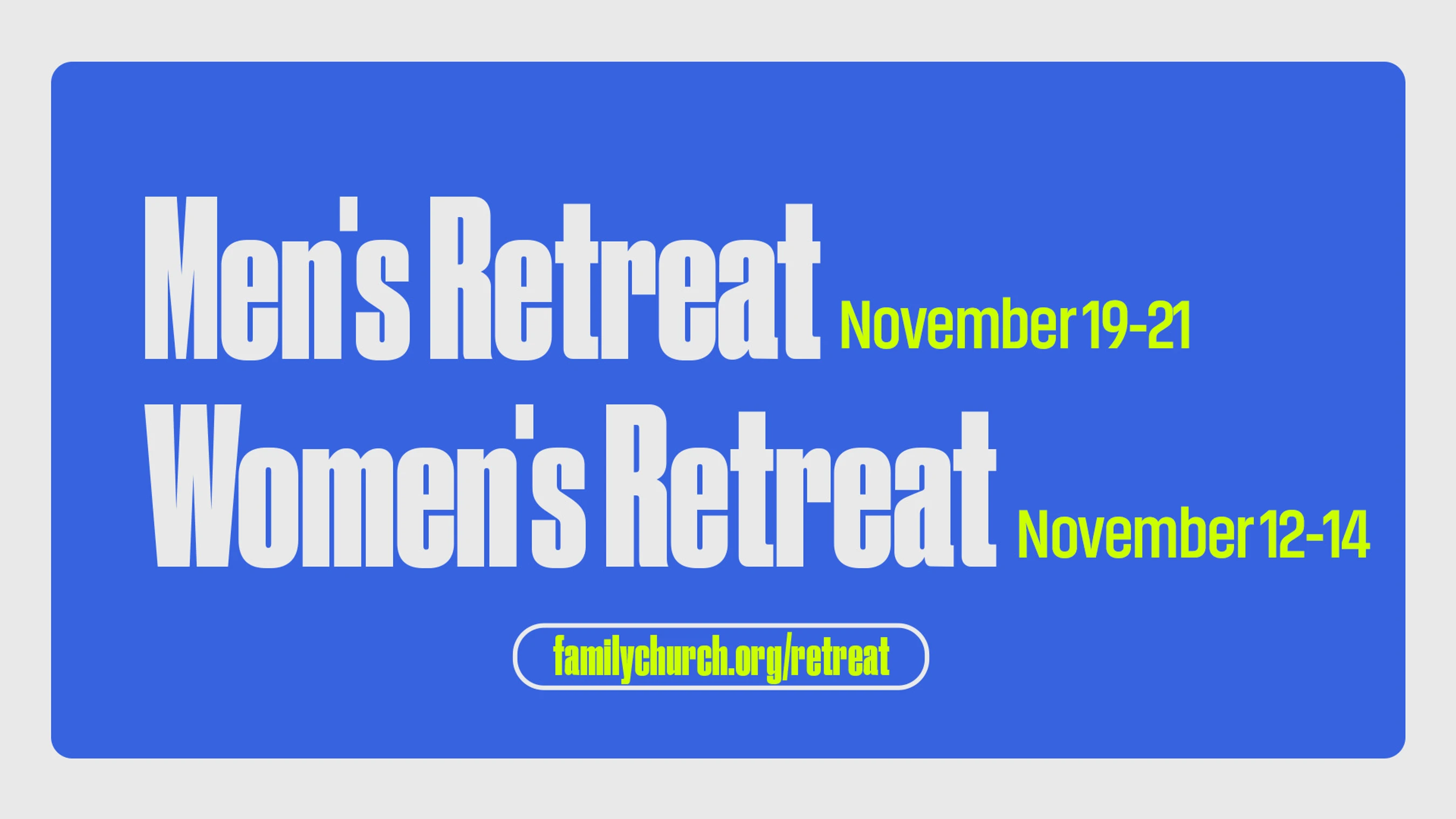 FC Retreats