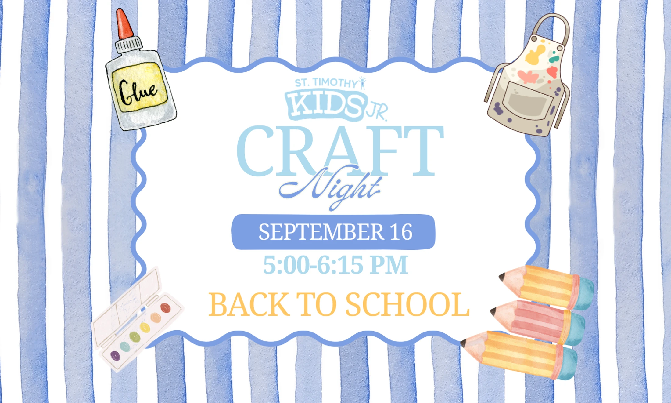 Back to School Craft Night | Kids & Kids Jr.