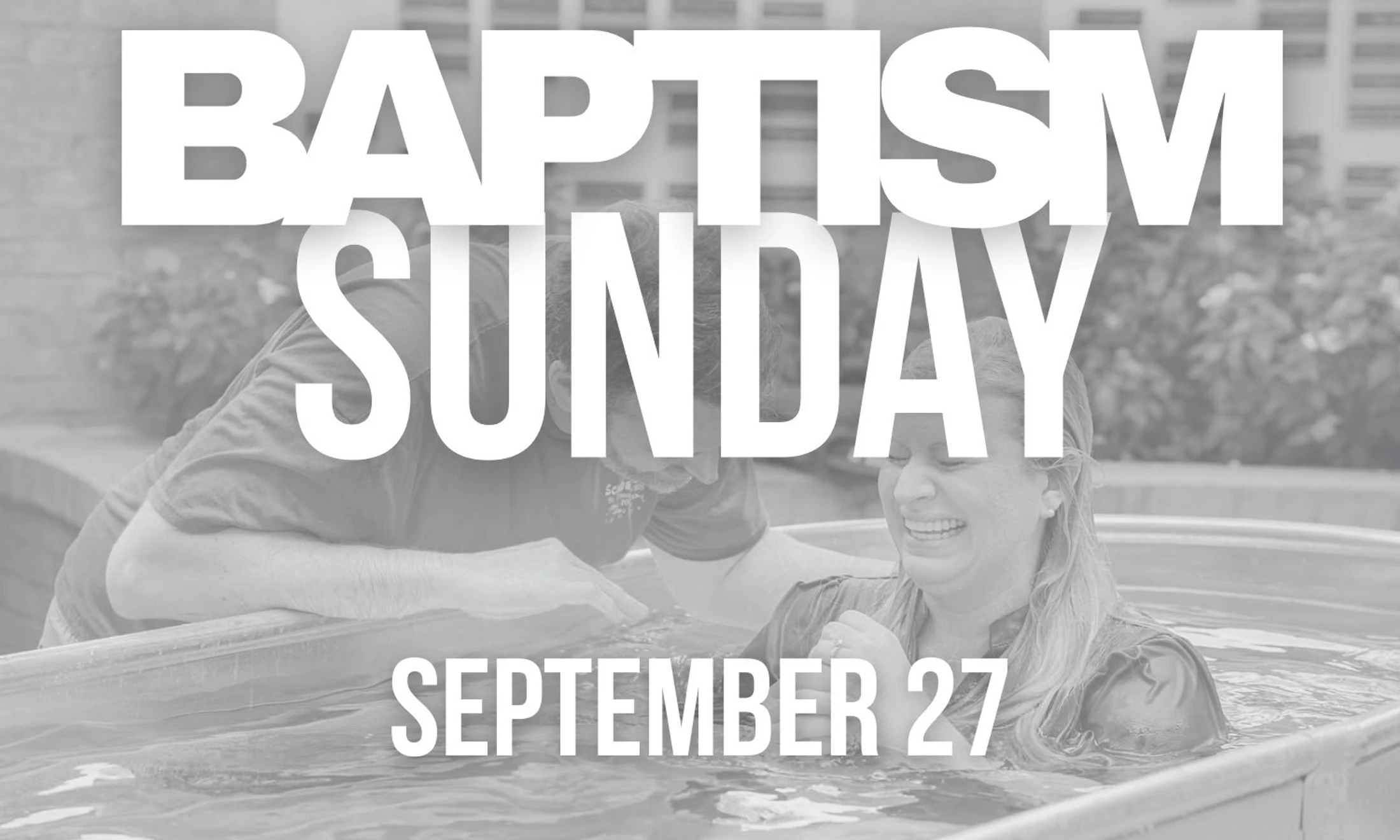 Baptism Sunday