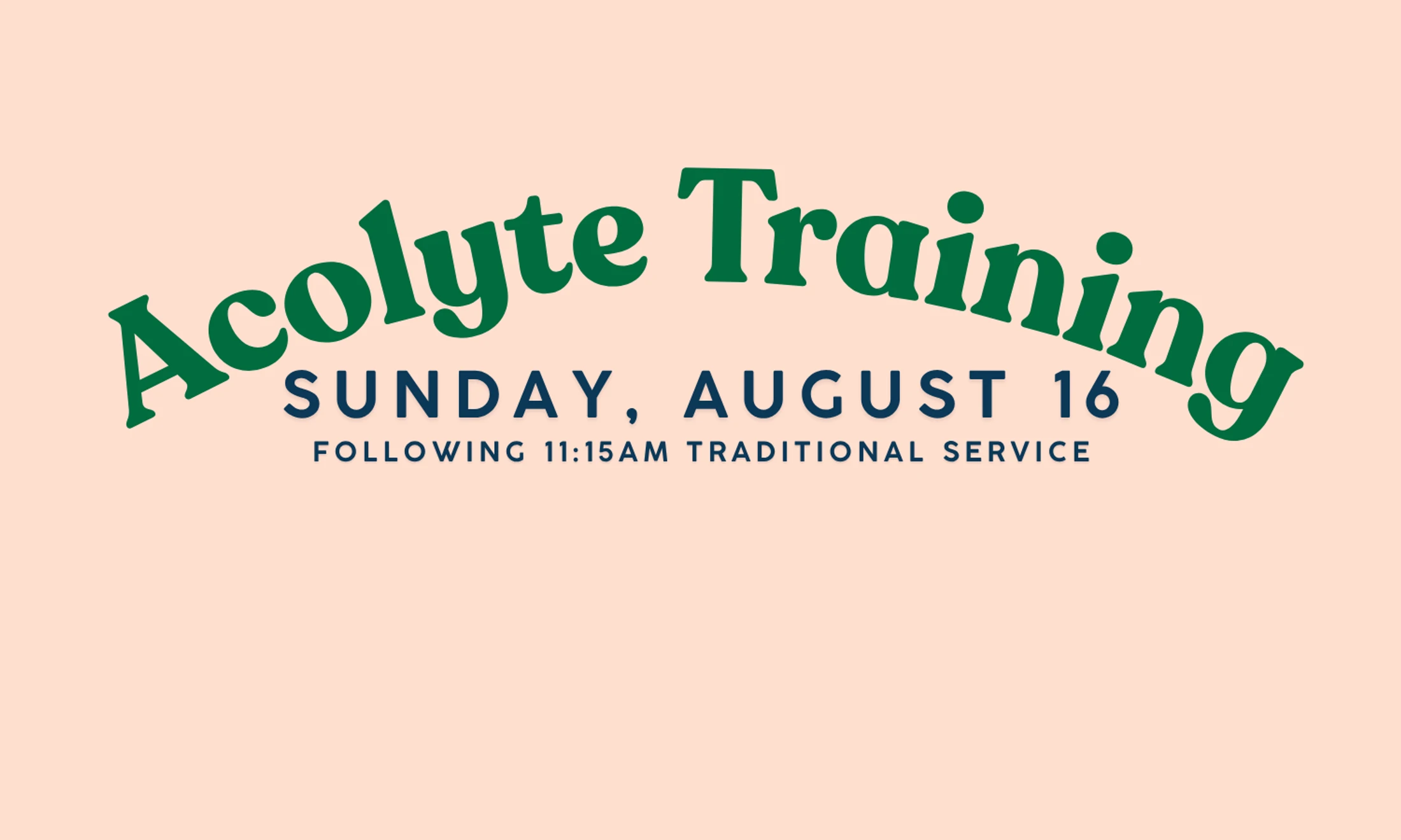 Acolyte Training | St. Timothy Kids