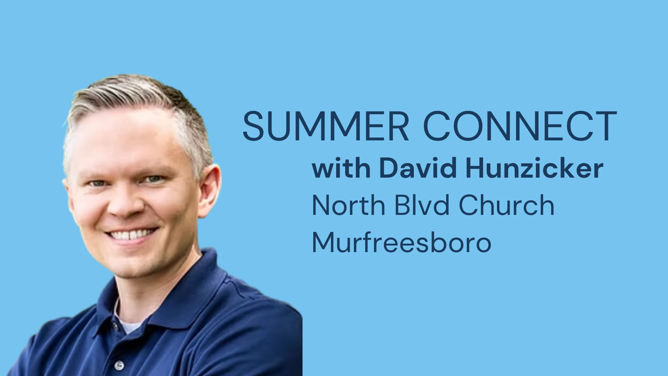 CONNECT Wednesday with David Hunzicker