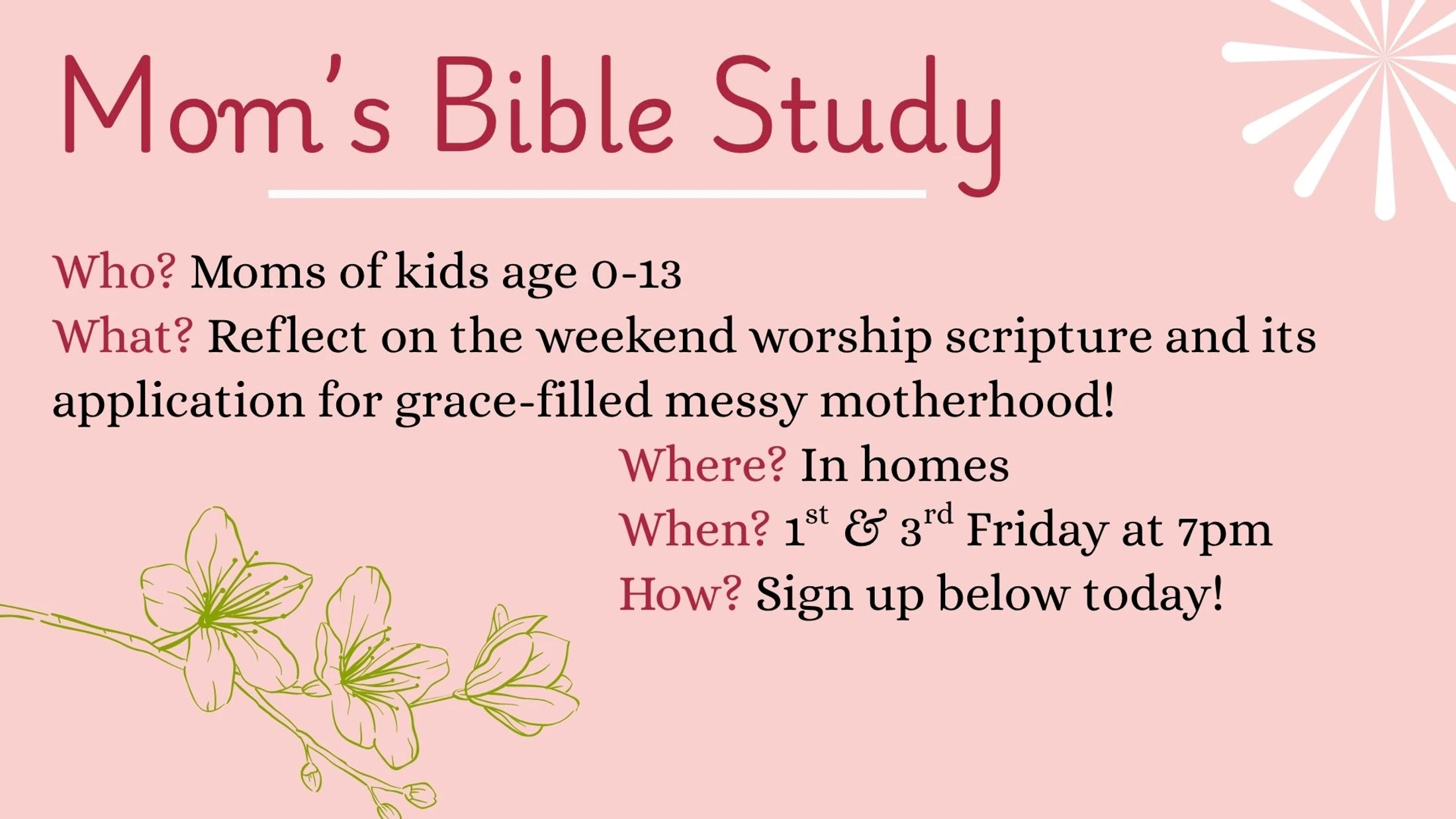 Mom's Bible Study