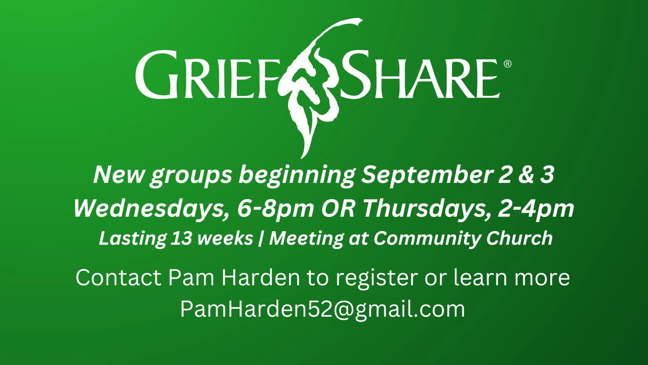GriefShare (Wednesday)