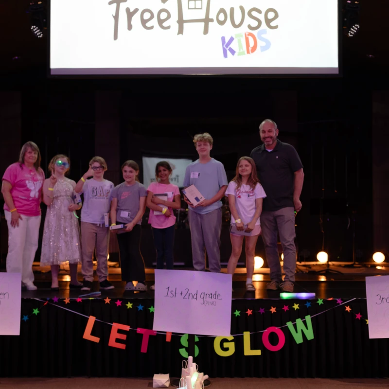 <span>TreeHouse Kids had a wonderful conclusion to our 2025</span><span>–</span><span>2026 Wednesday</span><span>&nbsp;</span><span>Night LifeGroup</span><span>&nbsp;</span><span>season on May 13th. We welcomed 44 children for an evening filled with dance parties, celebration, and special Bible recognition with Pastor Brad as we celebrated the spiritual growth and Scripture milestones of many of our children throughout the year. We also honored our six graduating fifth graders as they prepare to transition into student ministry this summer.</span>