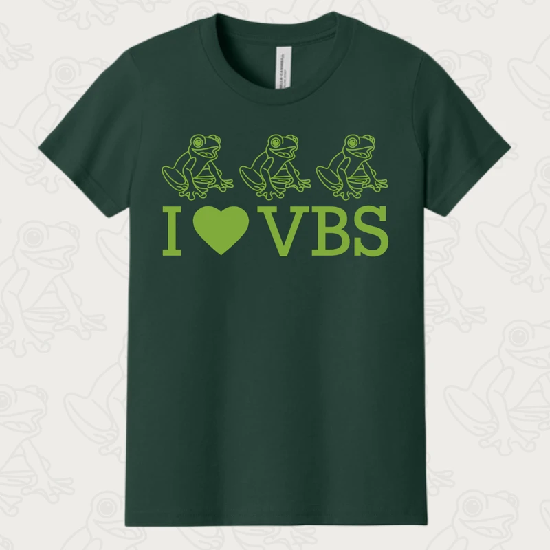 Get Your VBS Shirt in Time for Rainforest Falls!