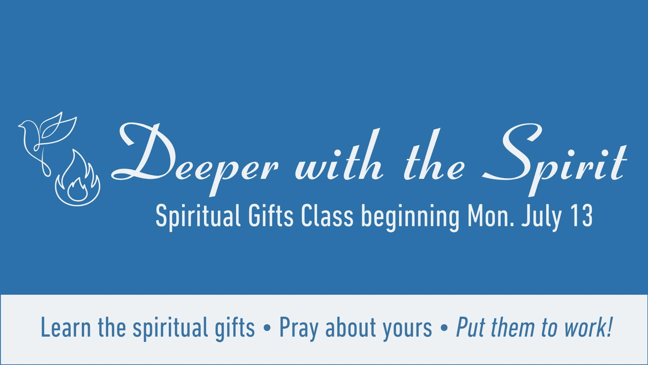 Deeper with the Spirit
