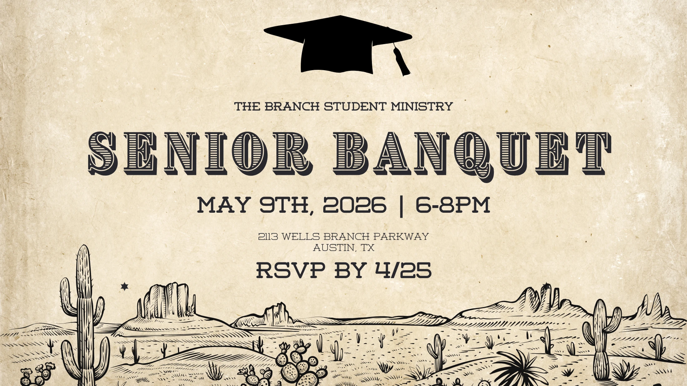 Student Ministry Senior Banquet