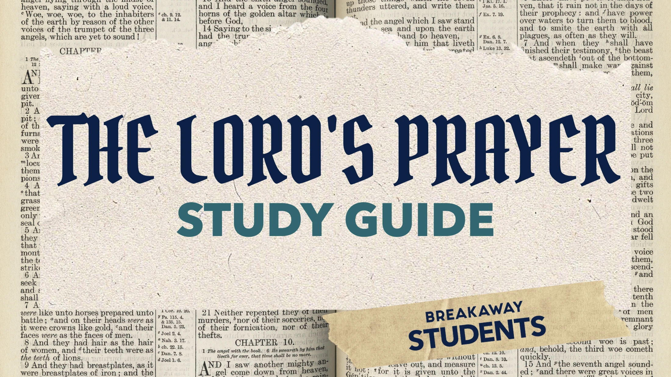 The Lord's Prayer Study Guide