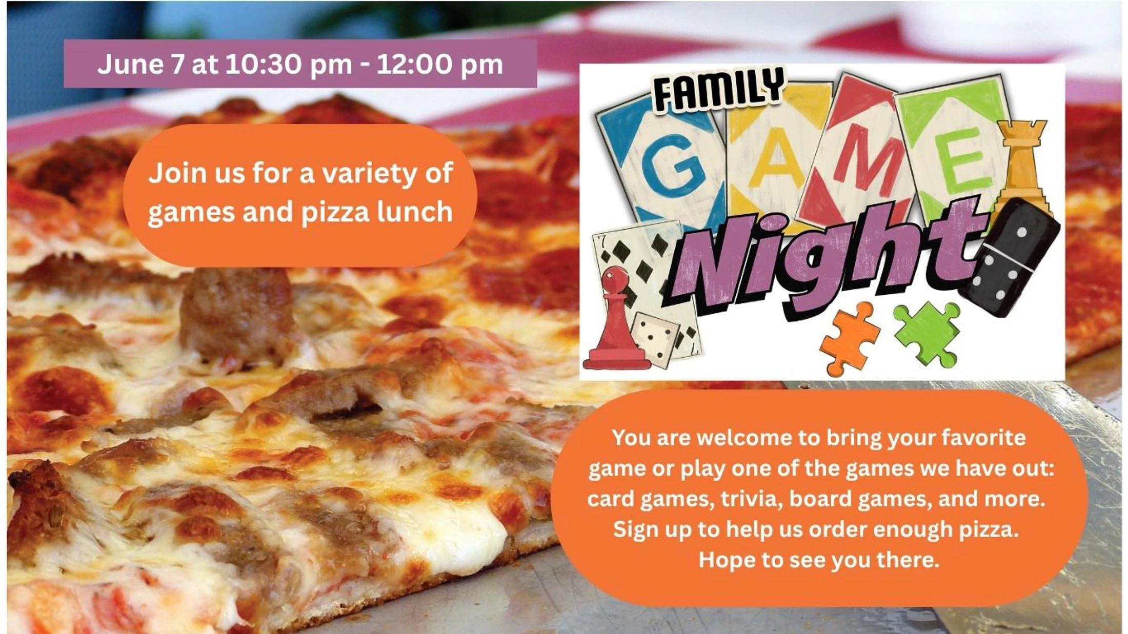Fellowship Sunday