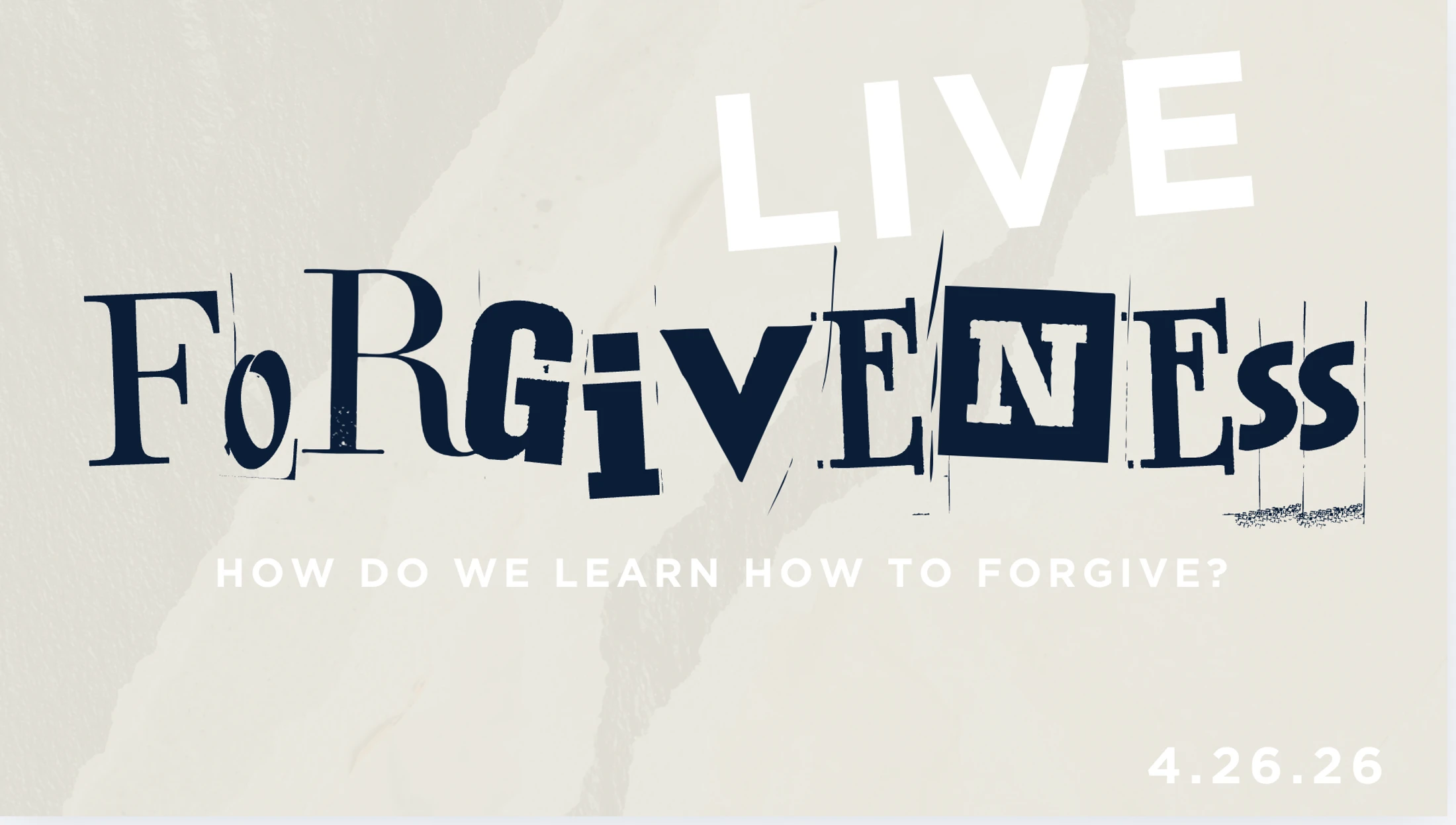Forgiven