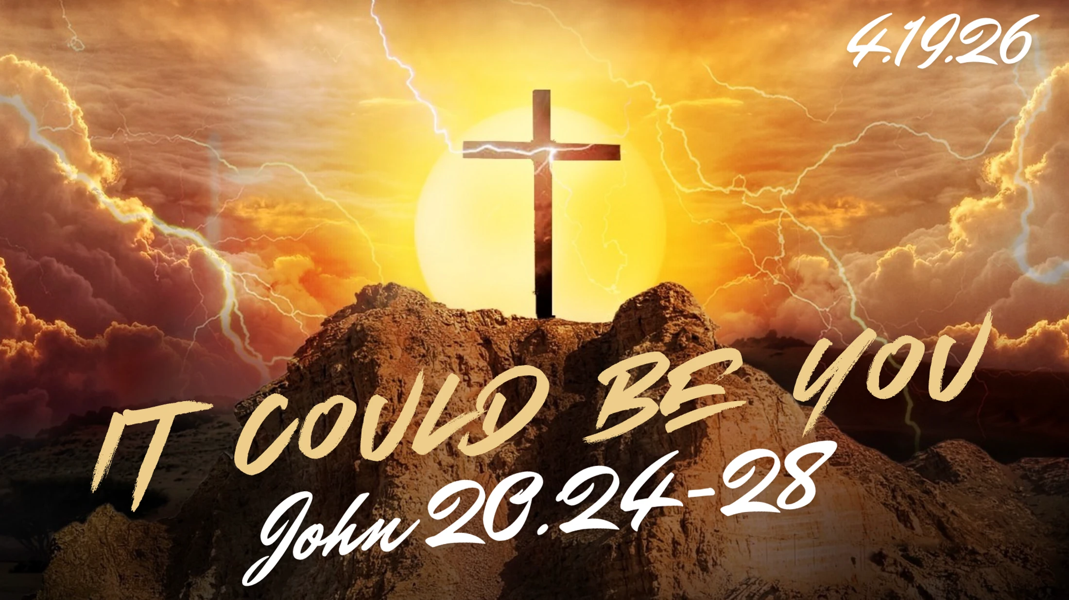 It Could Be You - Week 8