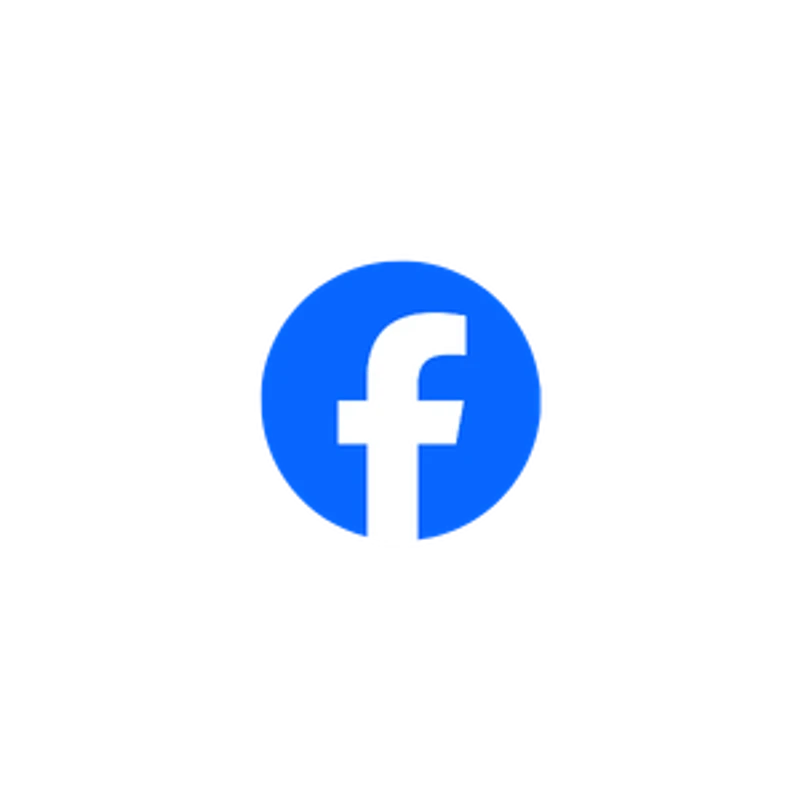 The official Facebook logo, featuring a white lowercase letter 'f' inside a solid blue circle, set against a white background.