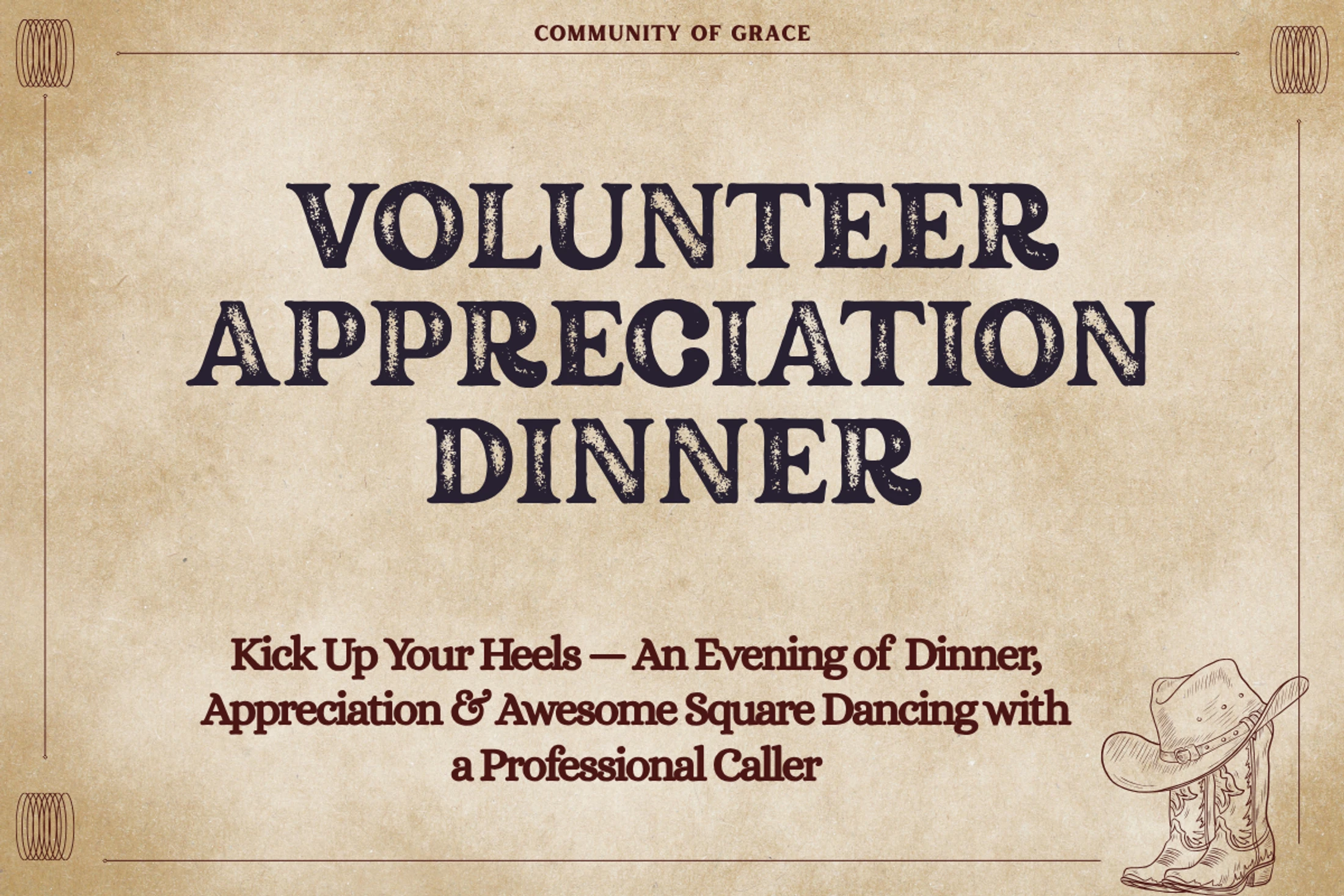 Volunteer Appreciation Dinner