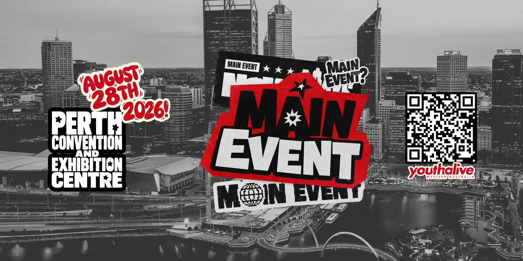 Youth Alive MAIN EVENT 2026  Fri, 28 Aug, 6pm - 10pm 