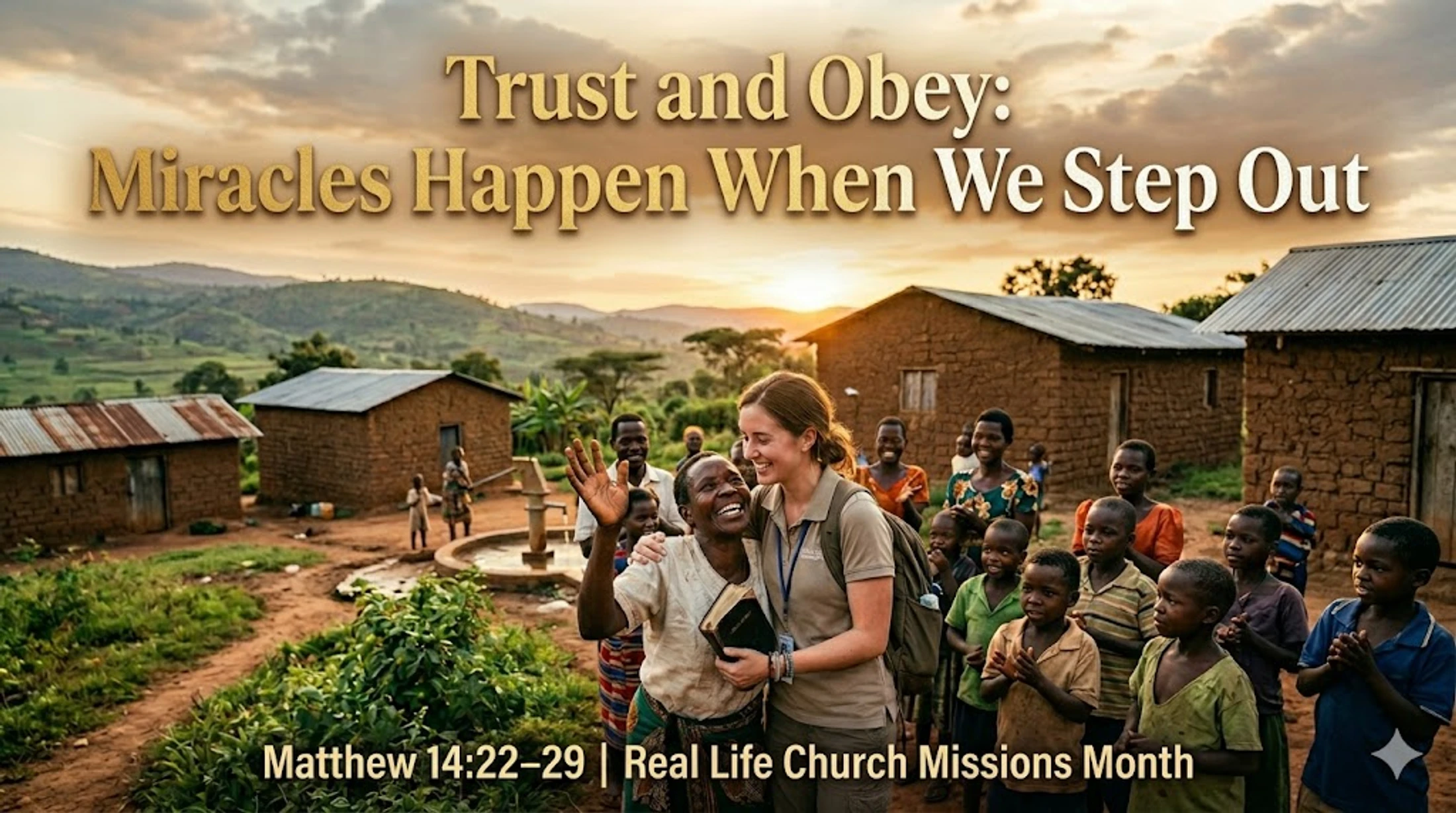 Miracles Happen when we step out!