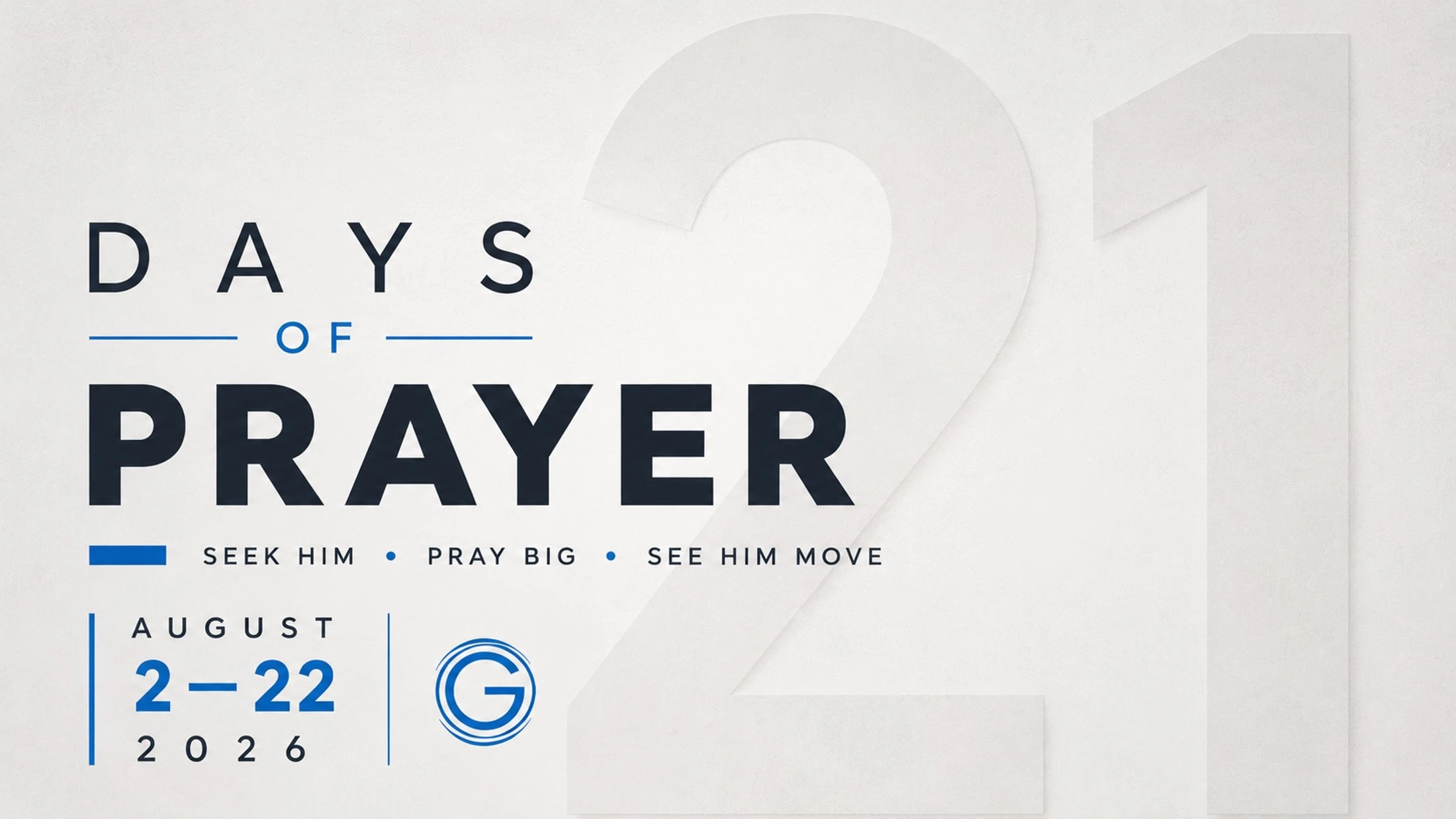 21 Days of Prayer