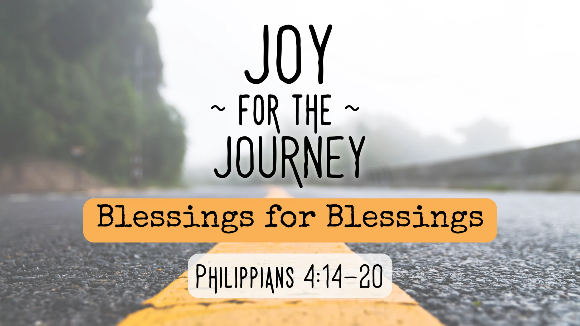 Blessings for Blessings