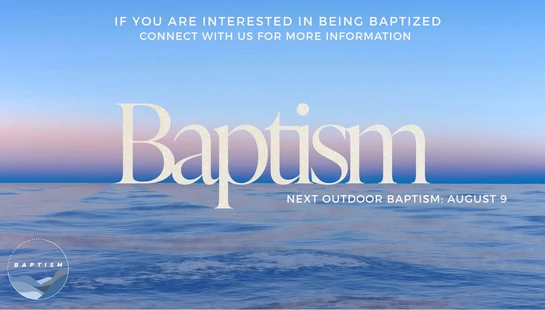 Outdoor Baptism