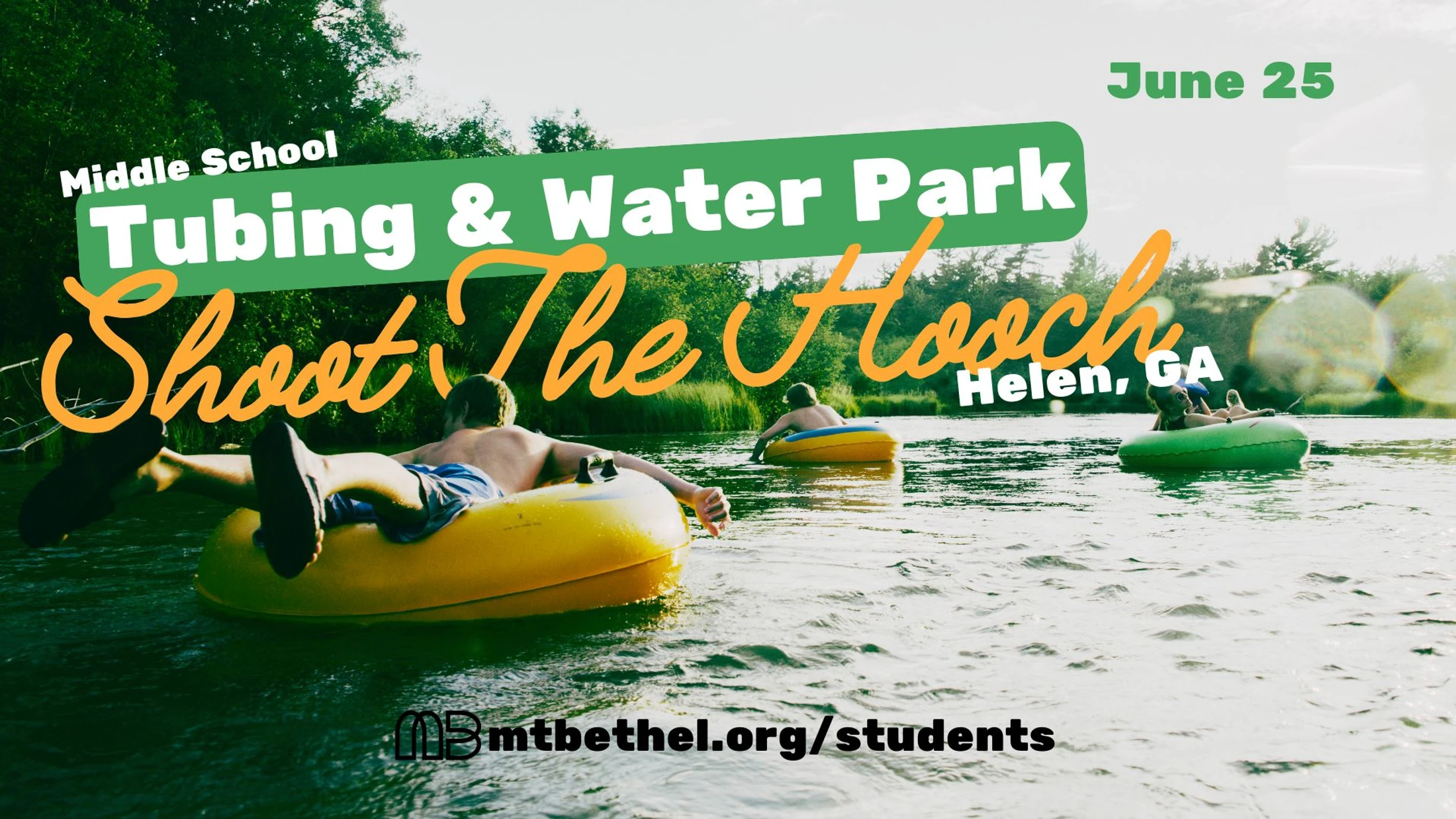 Middle School Shoot the Hooch in Helen, GA