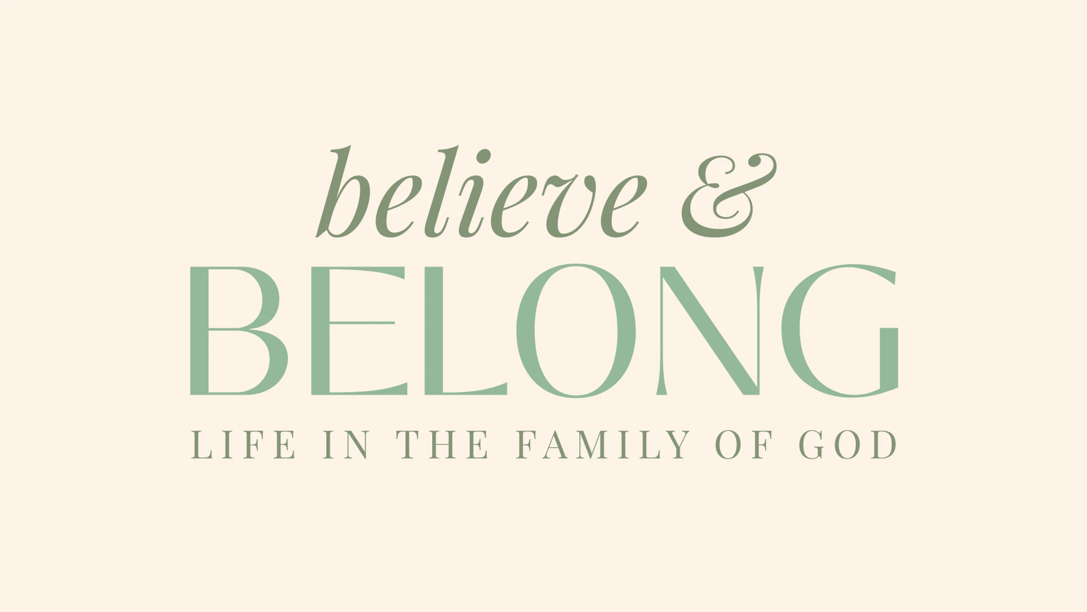 Singleness & the Family of God