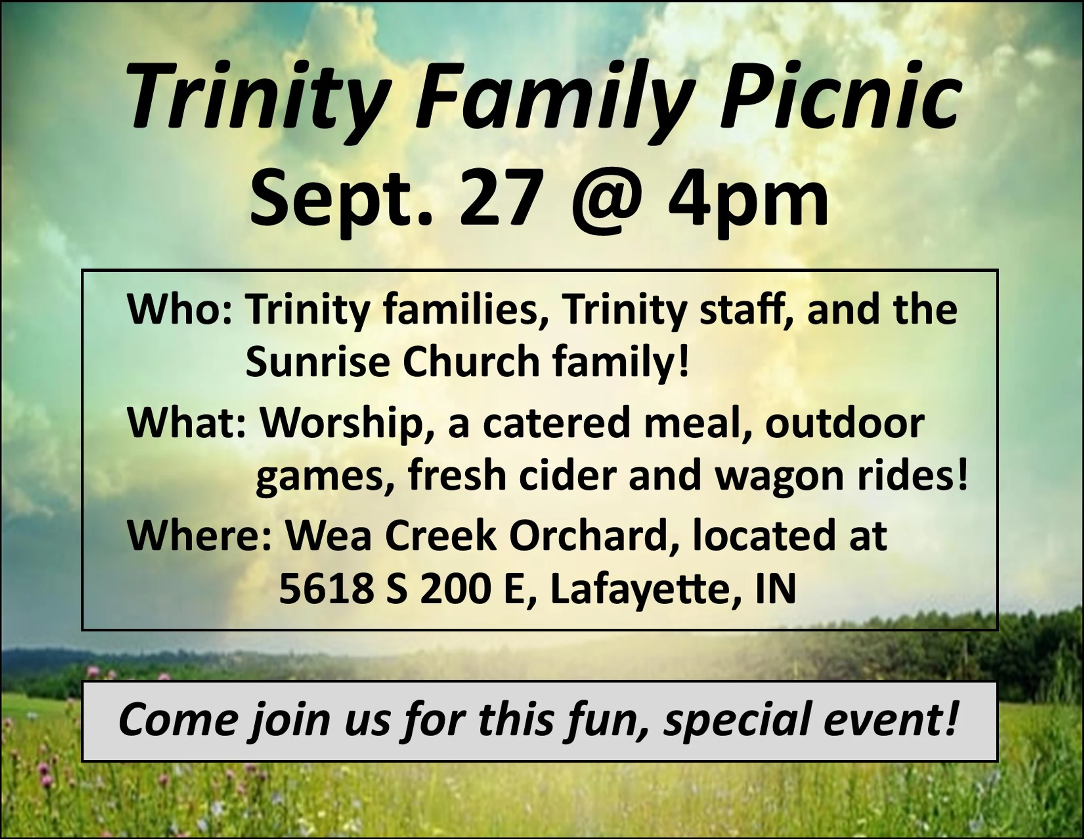 Trinity Family Picnic