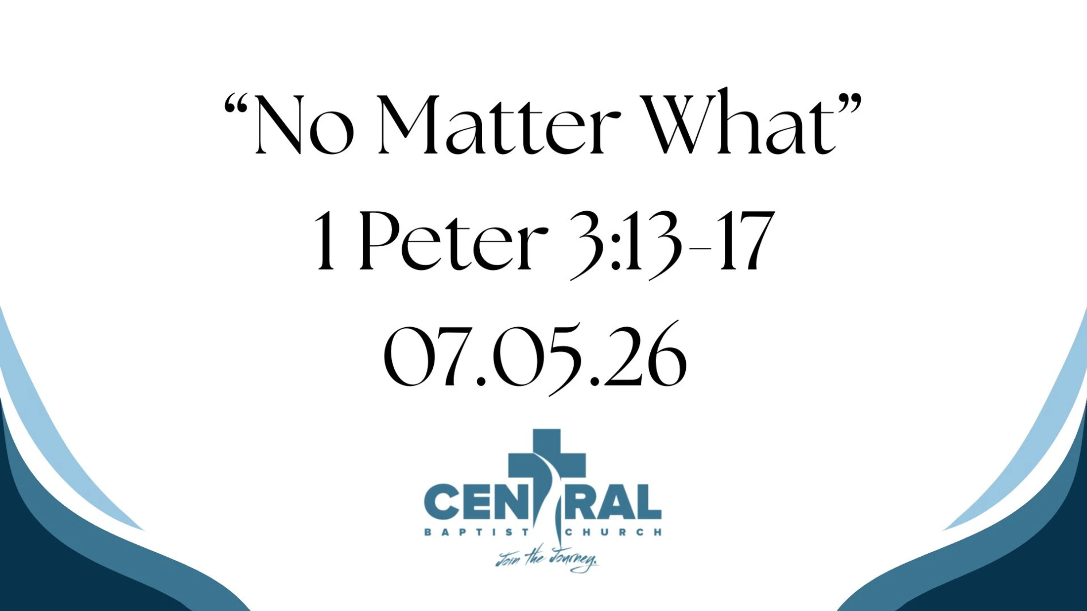 Sunday Sermon 07.05.26