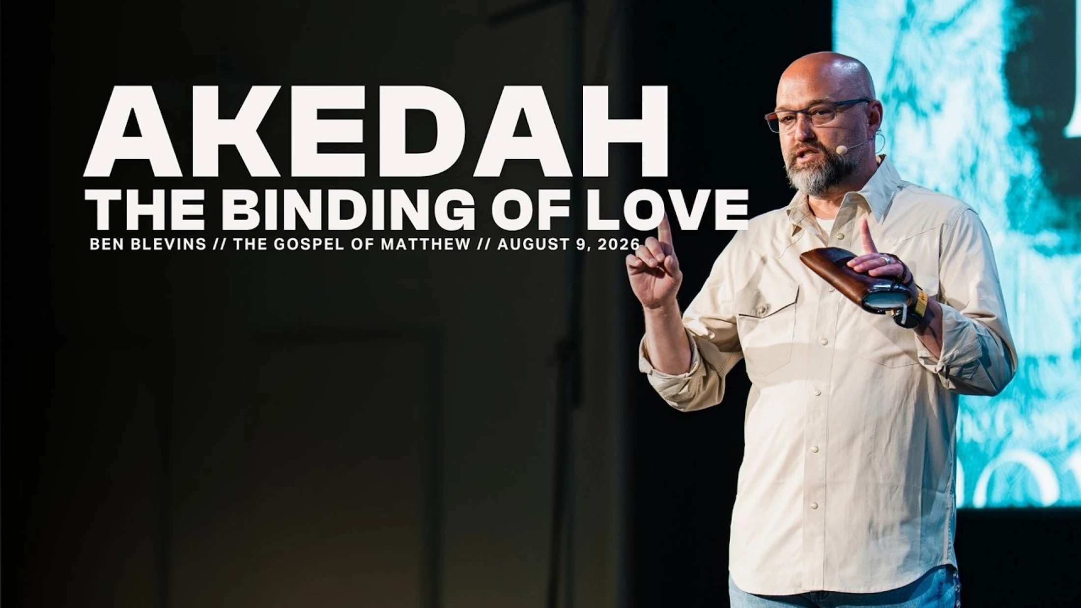 Akedah: The Binding of Love: The Love That Held Jesus to the Cross