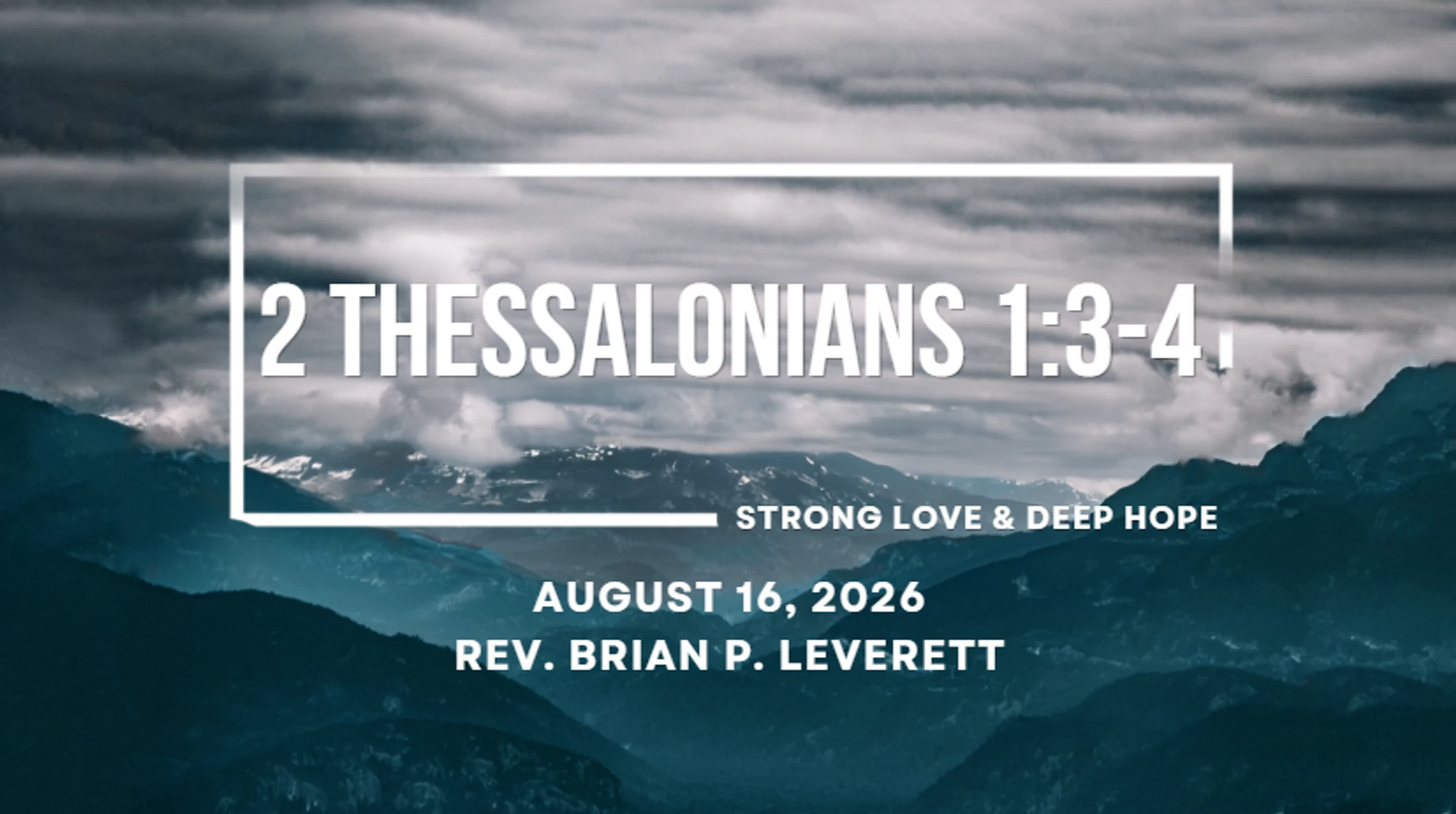 2 Thessalonians 1:3-4