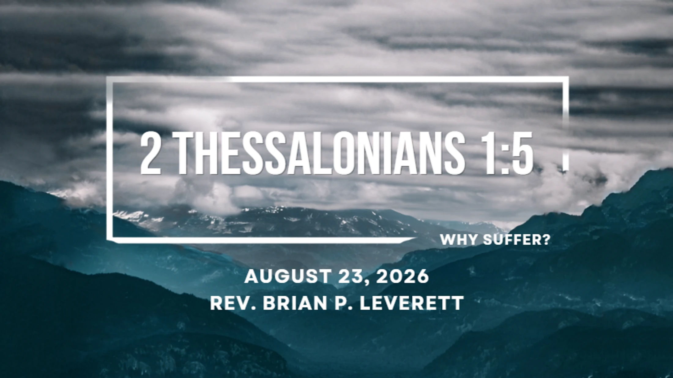2 Thessalonians 1:5