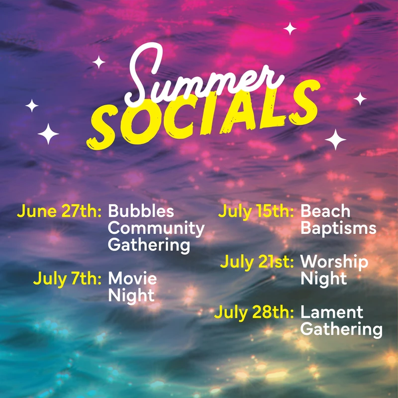 Mark your calendar for a meaningful summer together with other Floodsters.