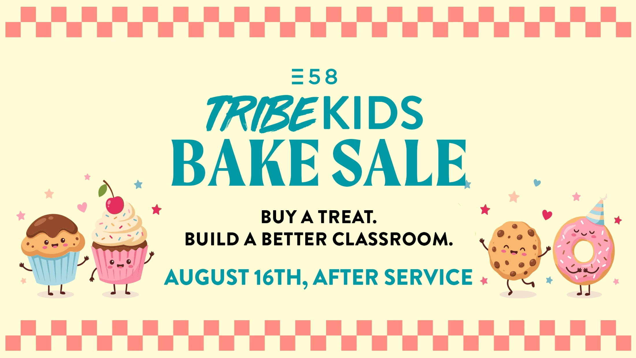 Tribe Kids Bake Sale